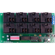 RS-232 8-Channel High-Power Relay Controller Board